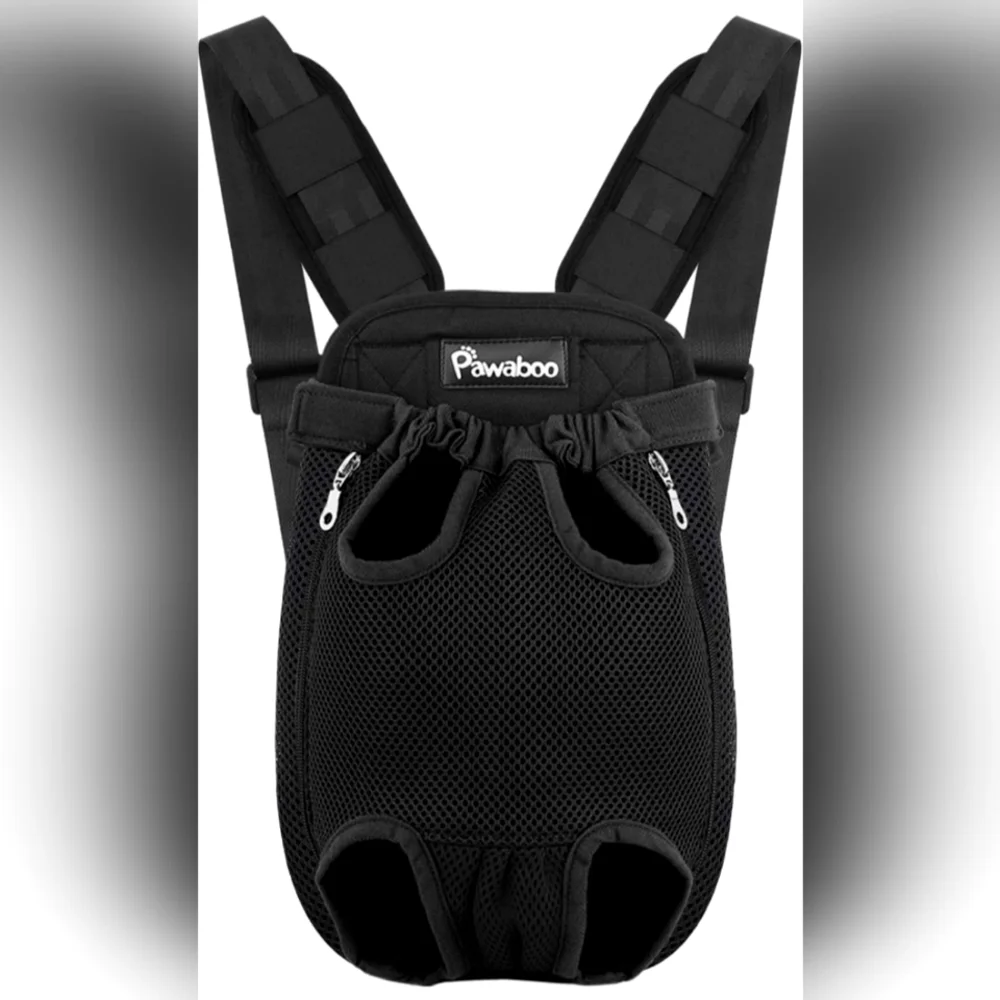 XL Black PAWABOO Adjustable Carrier